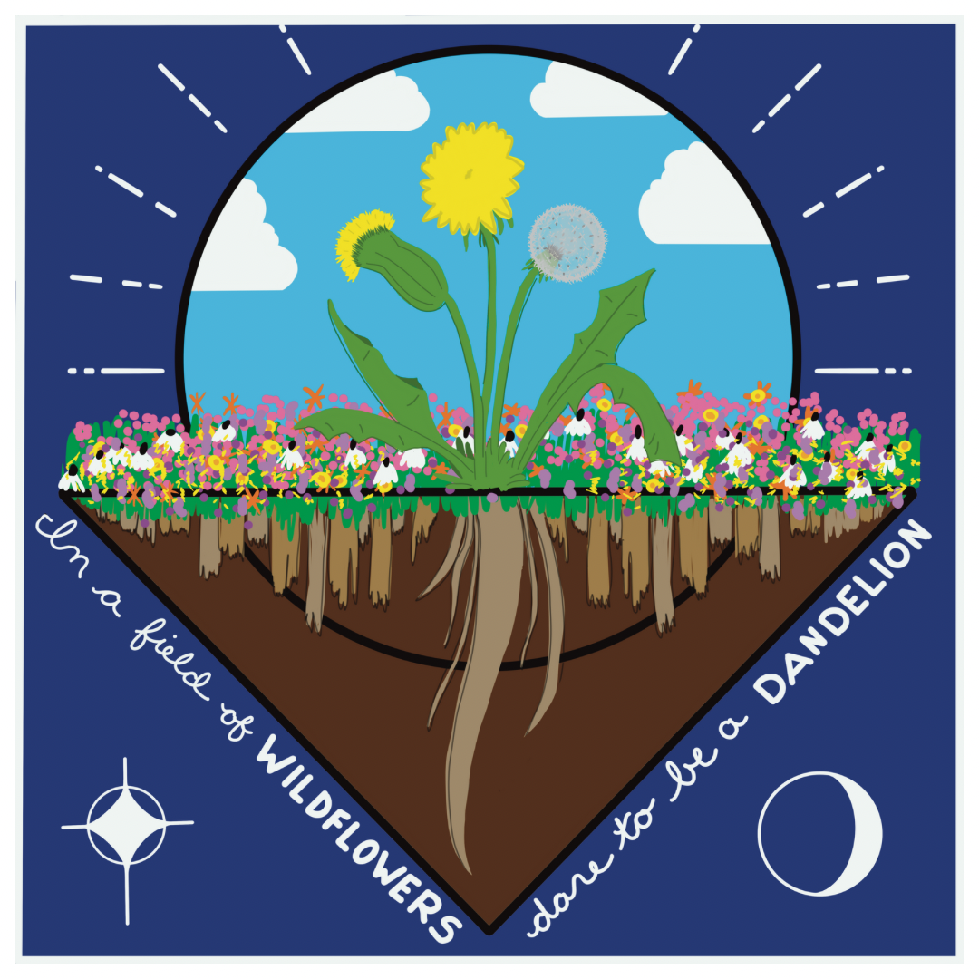 "Prairie Powerhouse" Dandelion Sticker