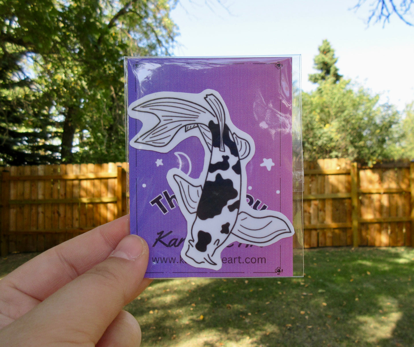 "Single" Koi Glossy Sticker